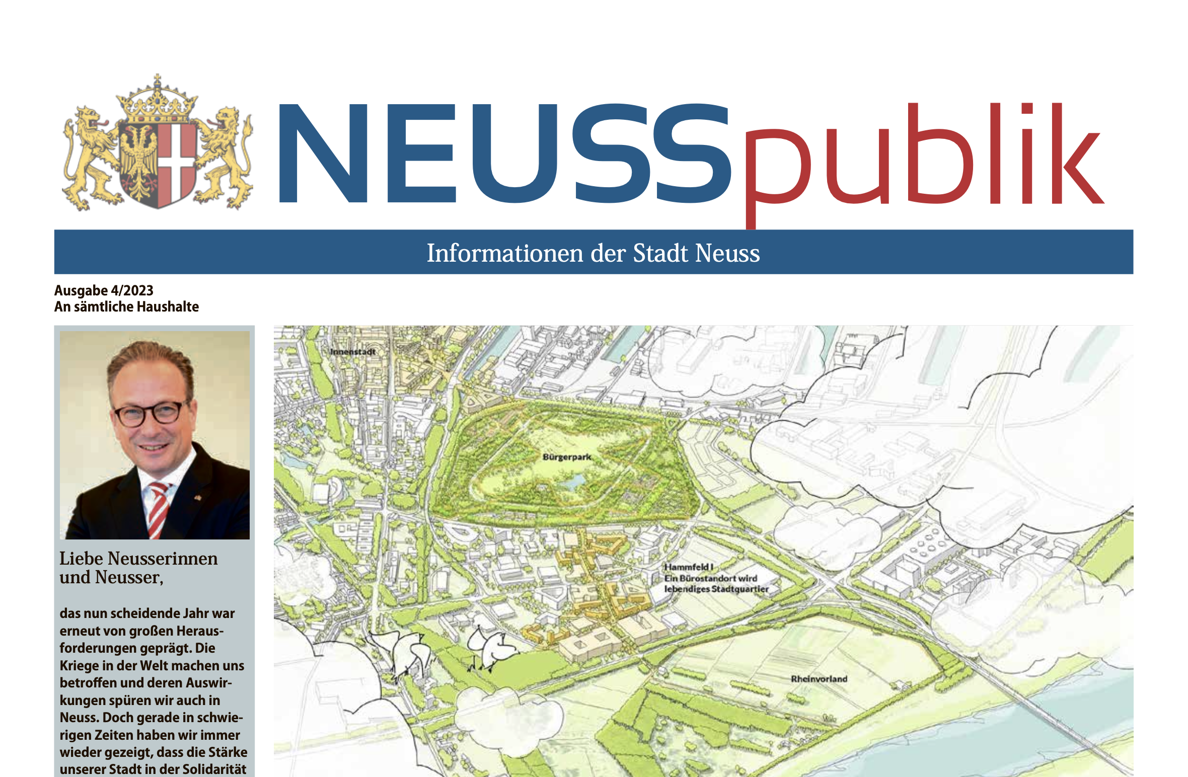 Letzte NEUSSpublik erschienen Letzte NEUSSpublik erschienen