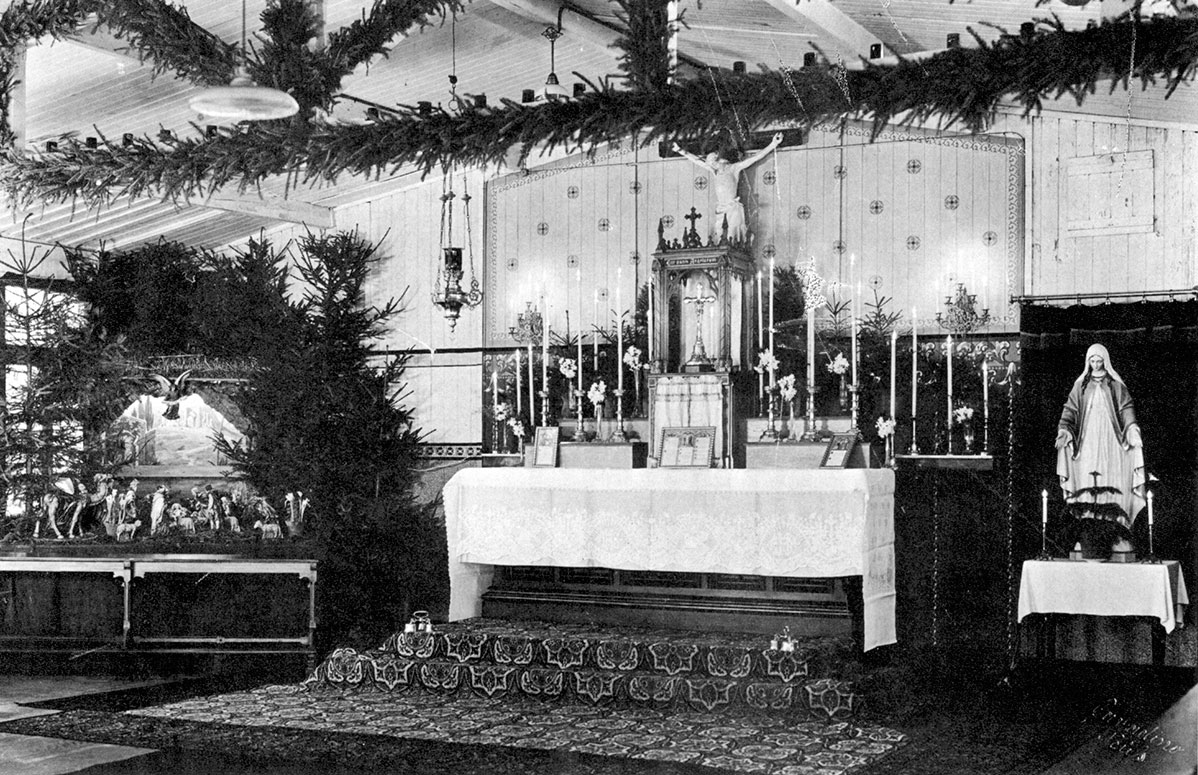 Geschmückter Altar