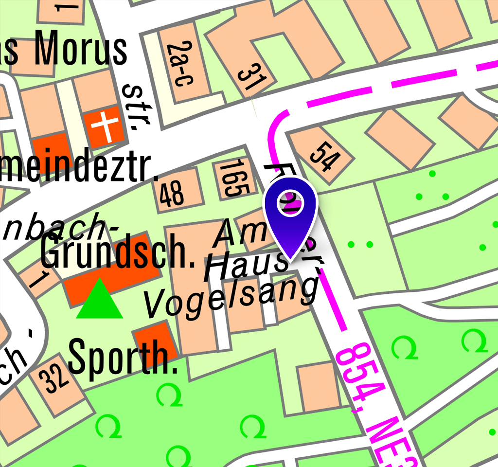 Haus Vogelsang: Lageplan 2018