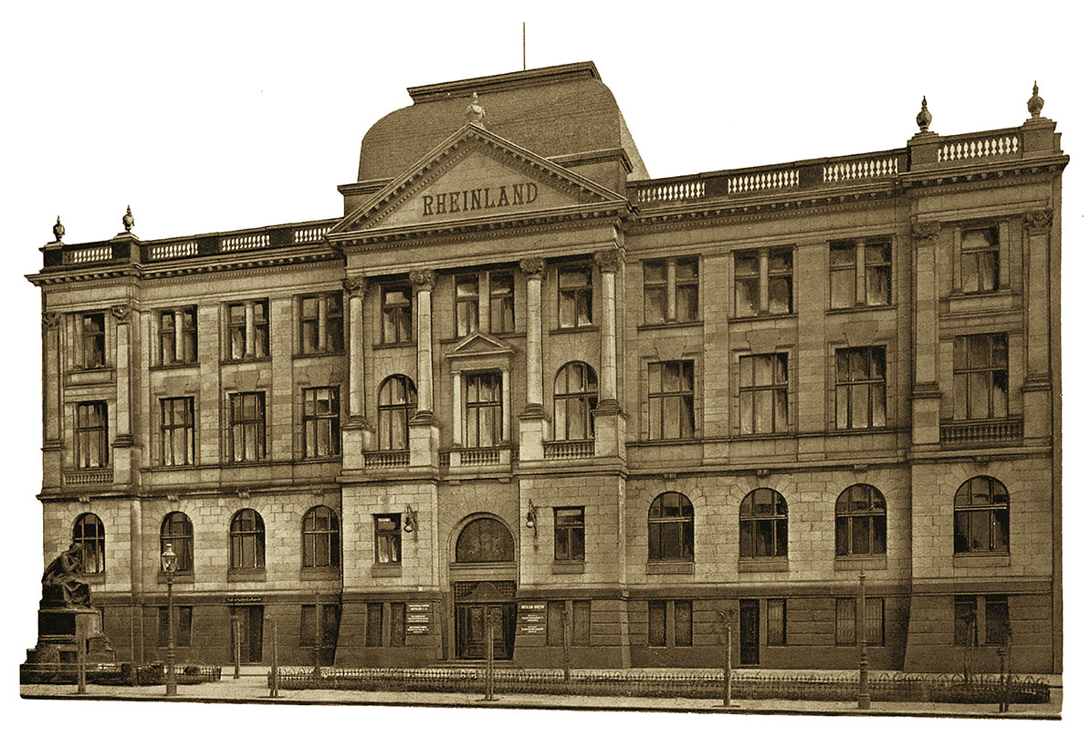 Das 1906 errichtete „Rheinlandhaus“