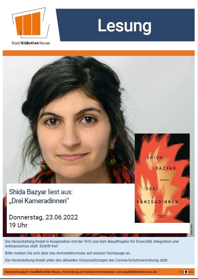 Lesung mit Shida Bazyar